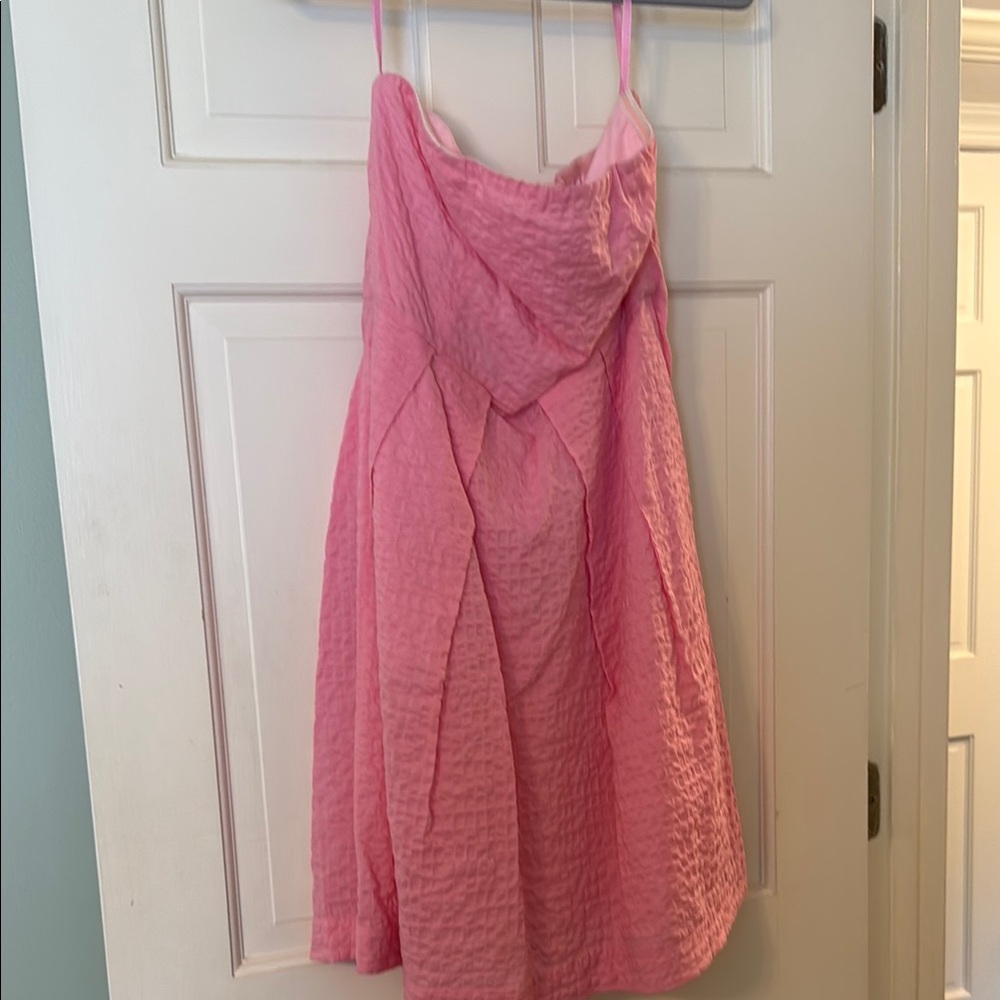 Strapless pink JCrew Dress